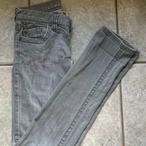 Roxy Grey, Low Rise, Straight Leg Jeans - Size 1